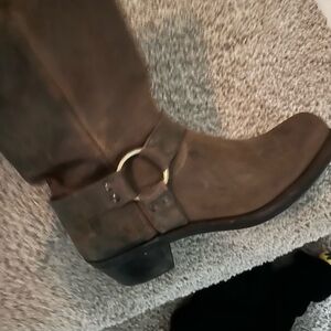 Frye brown leather boots, like new